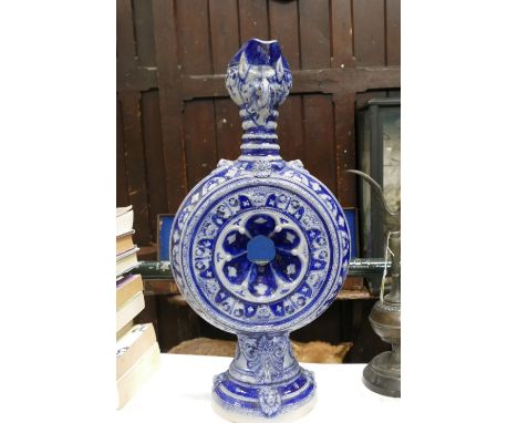 Large salt glazed Westerwald ring pitcher 50 cm high 