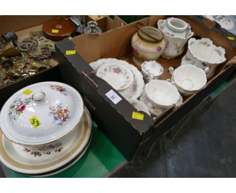Ceramics - Aynsley Cottage Garden, Royal Albert Colleen etc