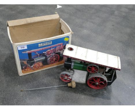 Boxed Mamod traction engine 