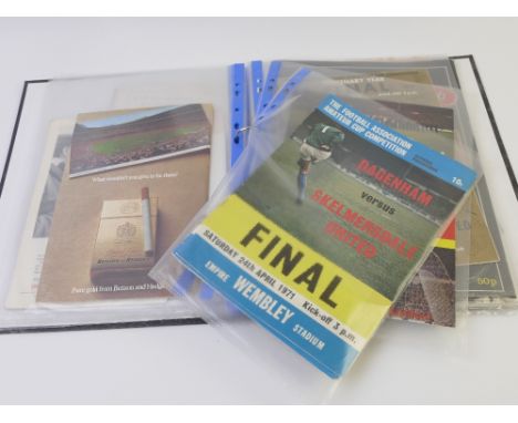 Collection of vintage football programmes - Cheltern Athletic, Arsenal v Leeds 1972 etc