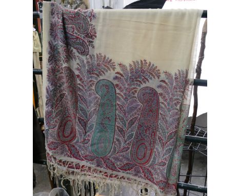 Vintage Paisley print shawl 