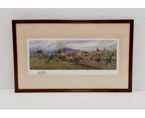 Large Signed Hunting Print 