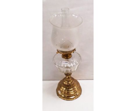 Vict Oil Lamp Dimensions : 62cm H