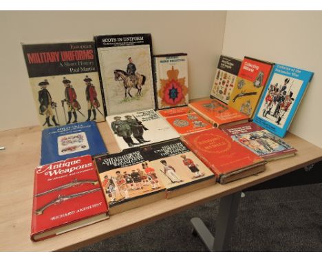 Fifteen Collecting Militaria Volumes, Uniforms, Prints &amp; Manuscripts, Volunteer, Uniforms, Army Badges &amp; Insignia, Ba