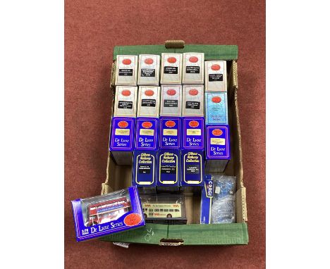 Twenty One 1:76th Scale Diecast Model Buses by EFE, Gilbow and Corgi, Boxed.