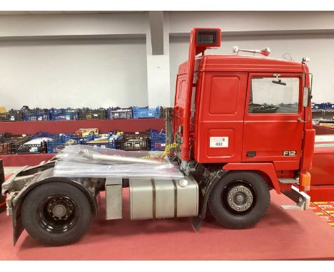 An Assembled Kit Built Pocher/Rivarossi 1:8th Scale Model of a Volvo F12 Intercooler Turbo Truck, some parts are detached, sm