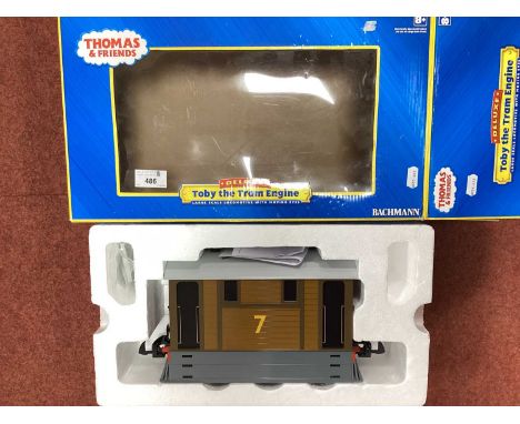 A Bachmann Gauge One/10mm Ref No 91405 "Thomas and Friends" 0-6-0 "Toby The Tram" No 7 Engine, very good untested boxed condi