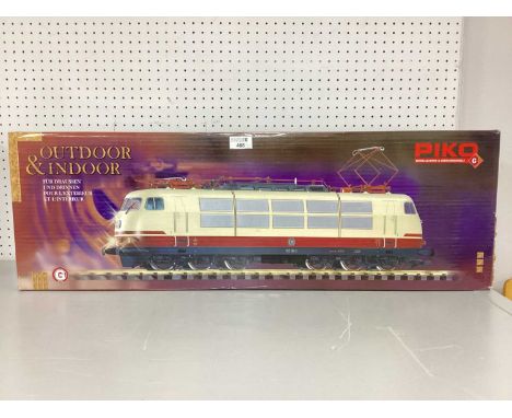 A Piko Ref No 37440 Gauge One/10mm Boxed Continental Outline DB Rail Class 103 Co-Co Locomotive with Twin Pantagraphs, with D