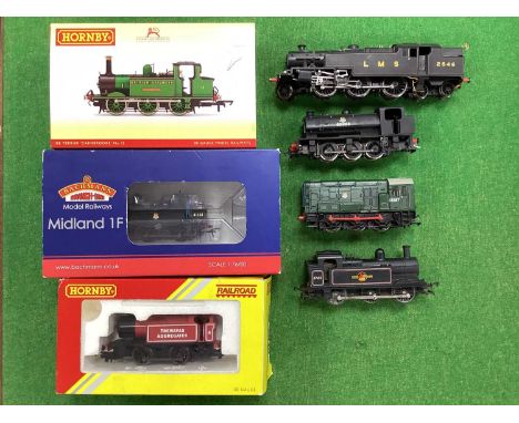 Six 'OO' Gauge/4mm Tank Steam Locomotives, comprising a Hornby boxed R3848 0-6-0 BR Terrier "Carisbrooke" R/No 13; a Bachmann