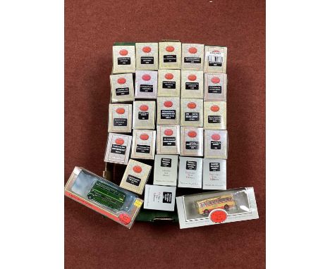 Twenty Seven 1:76th Scale Diecast Model Buses by EFE, Boxed.