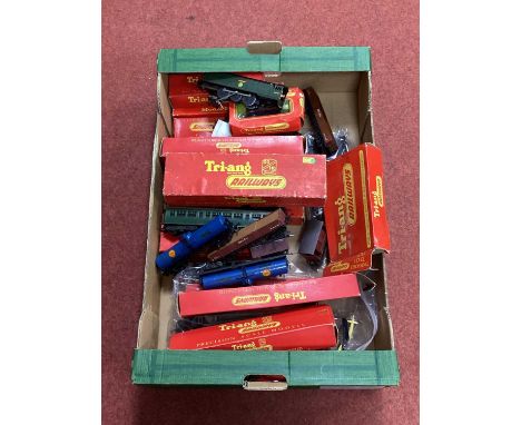Quantity of Triang OO Gauge Model Railway including Rolling Stock, Locomotives, both Diesel and Steam Outline sometimes boxed
