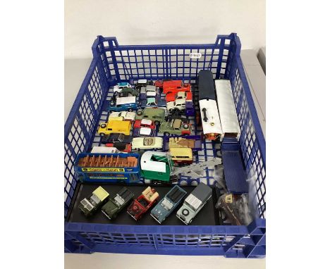 Approximately Forty Diecast Model Commercial Vehicles, various makers, loose, playworn.