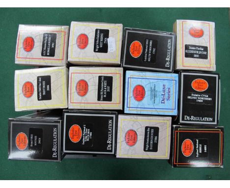Twelve 1:76th Scale Diecast Model Buses by EFE including #17502 Leyland National MKII - South Yorkshire, boxed.
