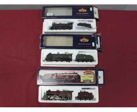 Three Bachmann 'OO' Gauge/4mm Boxed 4-6-0 Steam Tender Locomotives, comprising Ref No 31-277 Royal Scot L.M.S red "Sherwood F