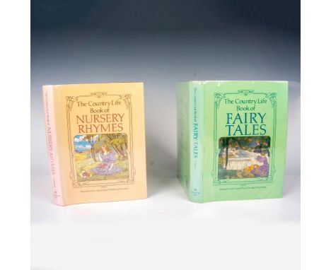 First edition (1985) book of fairy tales compiled by Patricia Pierce. Second edition (1984) book of nursery rhymes compiled b
