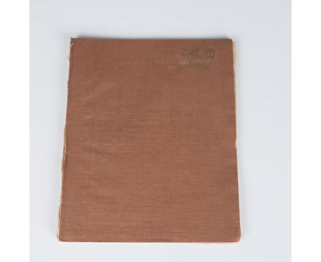 Incomplete first edition volume Cowboy Stuff with poems by Ferdinand William Lafrentz and illustrations by Texan painter, ill