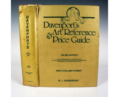 Titled: Davenport's Art Reference and Price Guide. Missouri: Walsworth Publishing Co., 1994. Hardcover book gilt cover with g