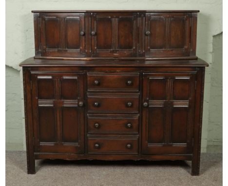 An Ercol buffet sideboard/dresser.Hx130cmWx146cmDx53cm