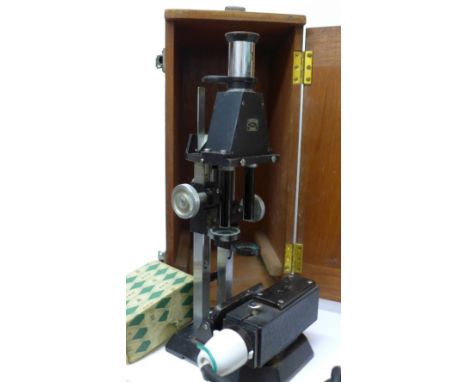 A cased microscope, J. Swift & Son, London