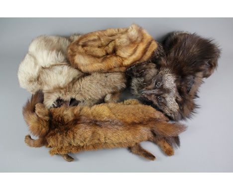 A Quantity of Vintage Fox Fur and Mink, including two stoles amongst other items.