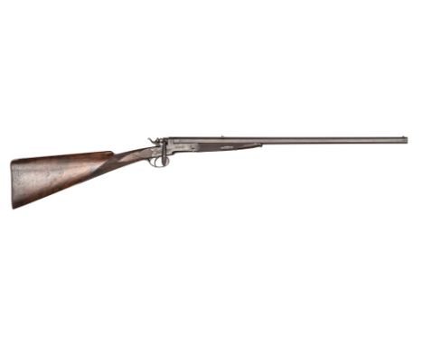 A .380” needle fire Rook Rifle, by John Rigby & Co, Dublin,  number 646, 40A” overall, octagonal barrel 24” with multi groove