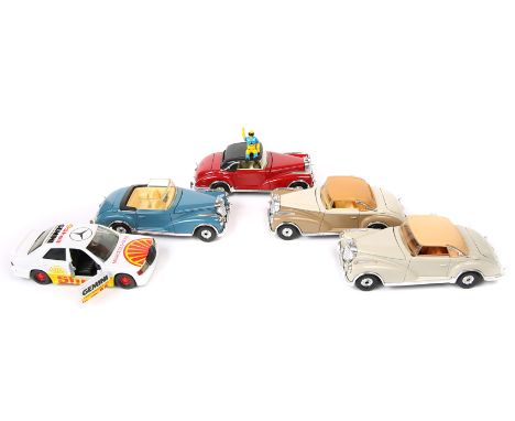 25 Corgi Mercedes-Benz.  13 300S cabriolets, roof up, roof down, body colours include, red, blue, two tone green, fawn/beige,