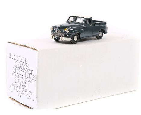 A Kenner Models Standard Vanguard Phase 1A Pick-Up. In RAF blue with white roof and bumper and light grey interior and loadbe