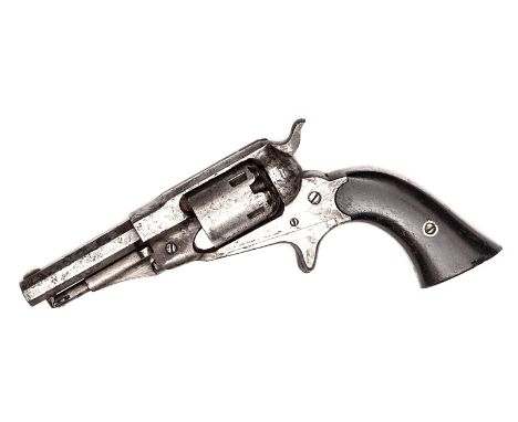 A 5 shot .31” Remington New Model Pocket SA percussion revolver,  number 728, barrel 3½” with traces of address, with spur tr