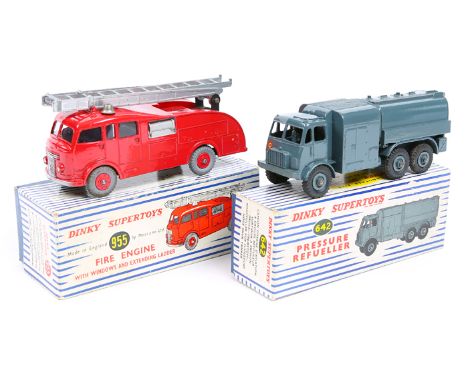 2 Dinky Toys/Supertoys. RAF Pressure Refueller (642). In RAF blue, with roundel to front of cab. Boxed, minor wear. Vehicle V