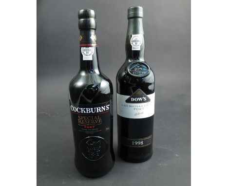 Dow's late bottled vintage Port 1998, Cockburns Special Reserve Port (2) 