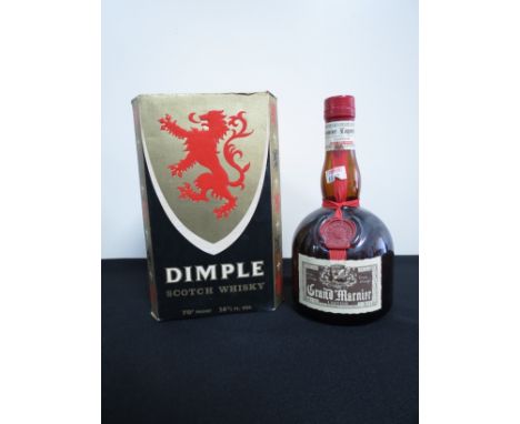 Grand Marnier, 500ml and Dimple Old Blended Scotch Whisky 26? fl. oz., boxed (2)
