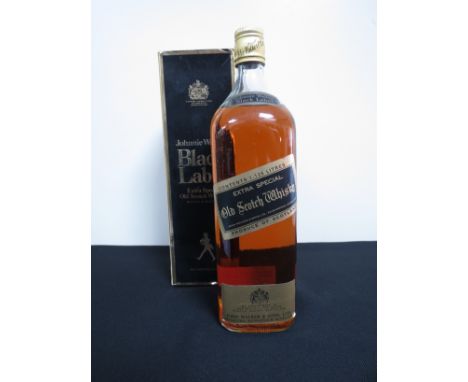 Black Label Extra Special Old Scotch Whisky circa 1970's, boxed, 1.1 ltr