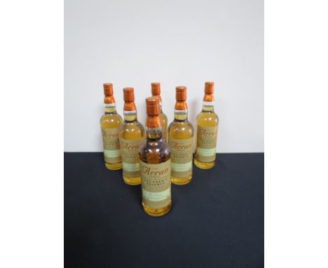 The Arran Malt Founders Reserve Single Island malt Scotch whisky 70cl, six bottles 