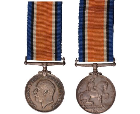 Military Orders and Medals, Single Campaign Medals, A Single British War Medal to Worker Grace Charlotte Horne, Queen Mary’s 