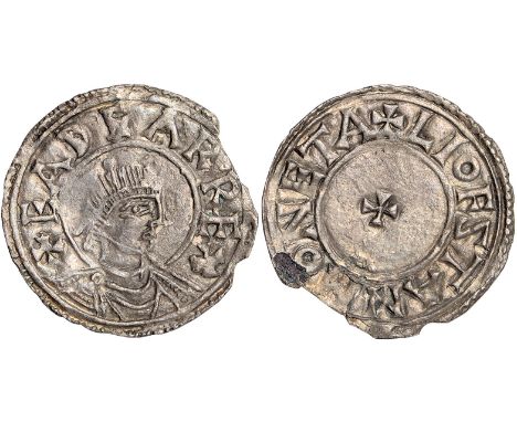 British Coins, Eadgar (959-975), penny, portrait type (BMC V), Leofstan, crowned bust r., rev. LIOFSTAN MONETA, small cross, 