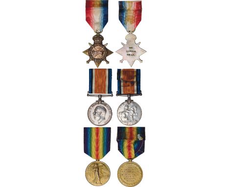 Military Orders and Medals, Campaign Groups and Pairs, An interesting Great War Trio to the Imperial Light Horse, awarded to 