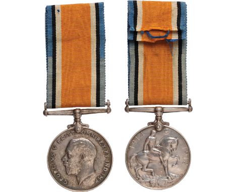 Military Orders and Medals, Single Campaign Medals, A Royal Navy 1918 Casualty British War Medal, awarded to Engine Room Arti