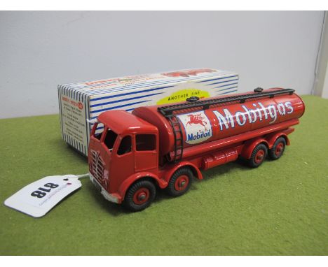 A Boxed Dinky Toys Foden 14-Ton Tanker, 941, 'Mobilgas', red, chipping to raised edges, rubbing to decals, pen writing to fro