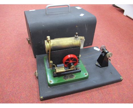 A Signalling Equipment Ltd (S.E.L) Stationary Steam Engine No 1540 and Accessory, original instruction sheet, presented withi
