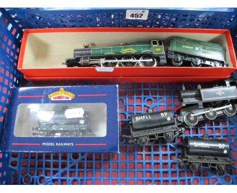 Hornby/Triang 'OO' Gauge 4-6-0 Hall Class Locomotive and Tender, GWR green, R/No 4983 'Albert Hall'. Hornby 0-6-0Jinty (playw