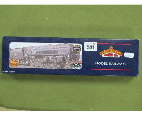 A Bachmann Branch Line "OO" Gauge #32-850 9F 2-10-0 Standard Locomotive and Tender, R/No. 92220, 'Evening Star', BR green, bo