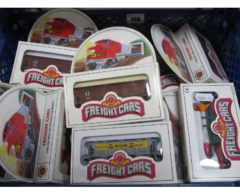 Twelve 'N' Scale Bachmann Outline America Freight Cars, all boxed.