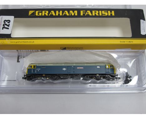 A Graham Farish 'N' Gauge # 372-243 class 47 'St Andrew', R/No 47701 BR blue livery, cased.
