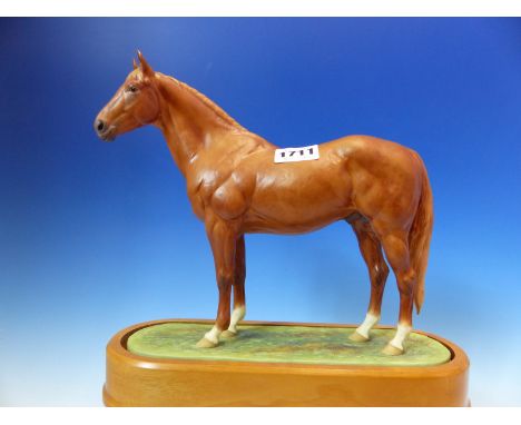 A 1965 ROYAL WORCESTER FIGURE OF HYPERION MODELLED BY DORIS LINDNER.   W 26cms.