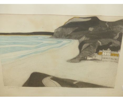 JOHN BRUNSDON (1933-2014).  ARR.  GOLDEN CUP, PENCIL SIGNED LIMITED EDITION COLOUR PRINT  48.5 x 61cms.