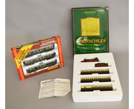 OO Gauge. 2 boxed Hornby Train Sets, 'Lord of the Isles' limited edition set containing the locomotive, tender and three carr
