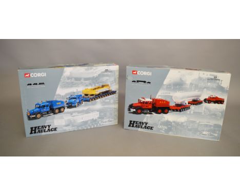 2 boxed diecast by Corgi both part of the Heavy Haulage series 1:50 scale, which includes; 18002 Pickfords and 31013 A.L.E (2