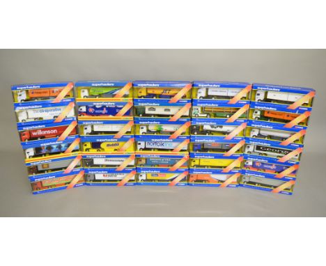 30 boxed Corgi diecast model 1:64 scale trucks, in various different liveries, from the 'Superhaulers' range, including BP, W