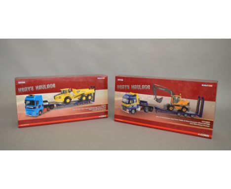 2 boxed Limited edition 1:50 scale diecast lorries by Corgi, all part of the Heavy Haulage series, this includes; CC13242 and