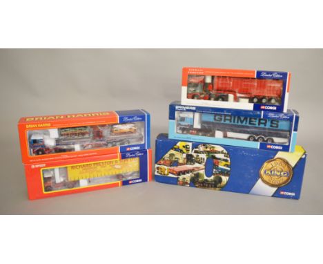 5 boxed Corgi 1:50 scale trucks, which includes; CC12410, CC13212 etc (5).